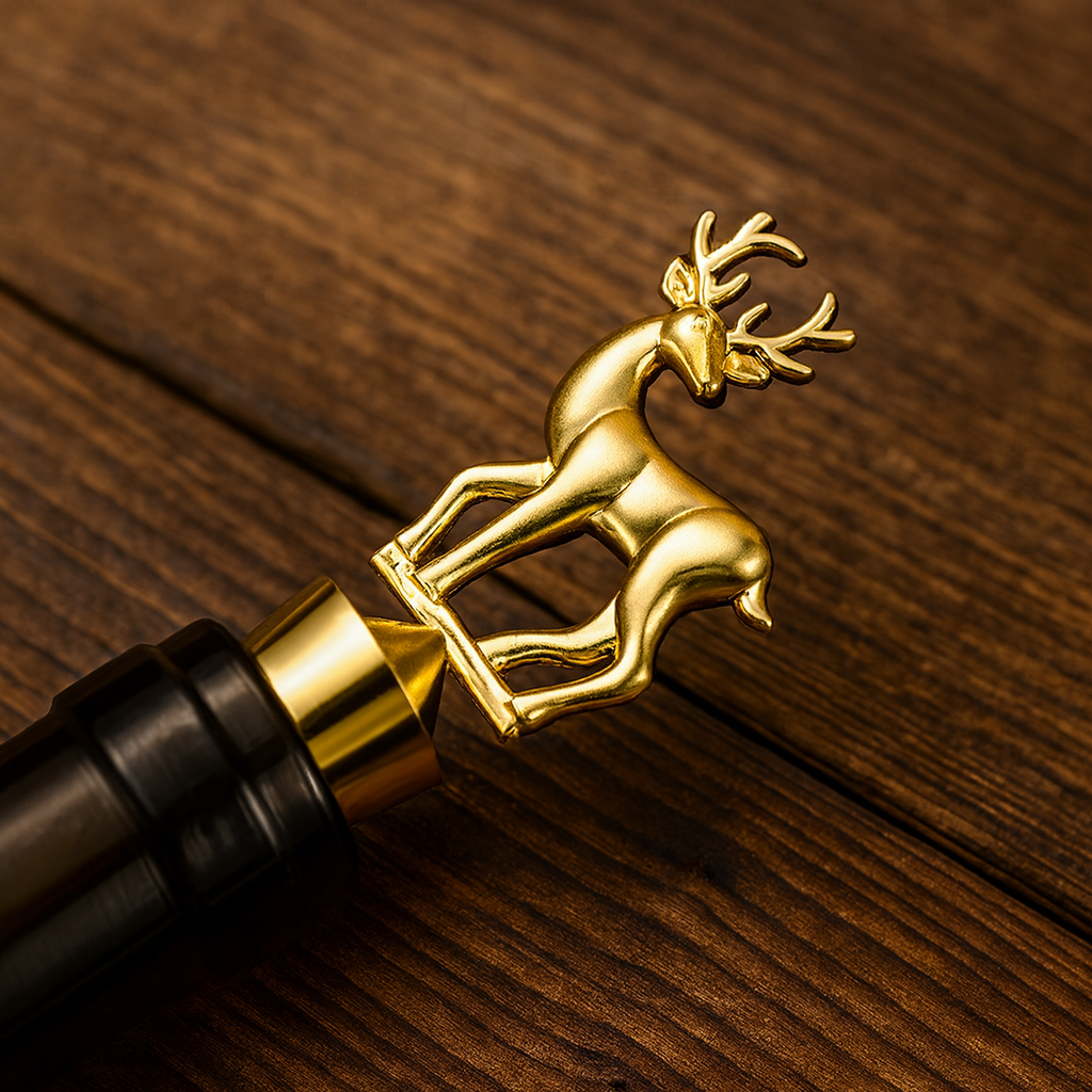 Bouchon de Bouteille de Vin en Forme de Cerf