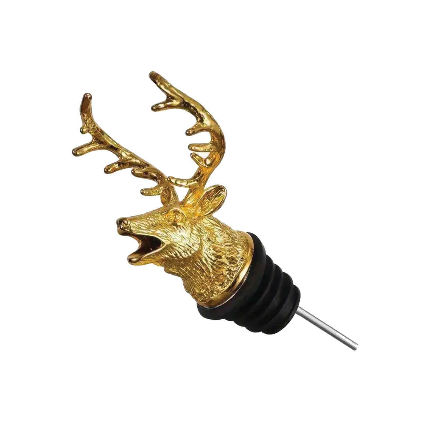 Verseur à vin tête de cerf