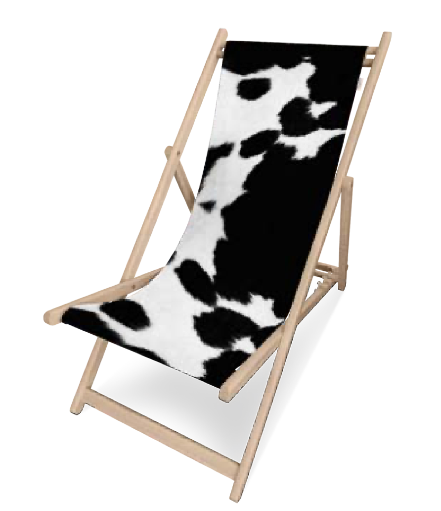 Transat Pliable Motif Vache