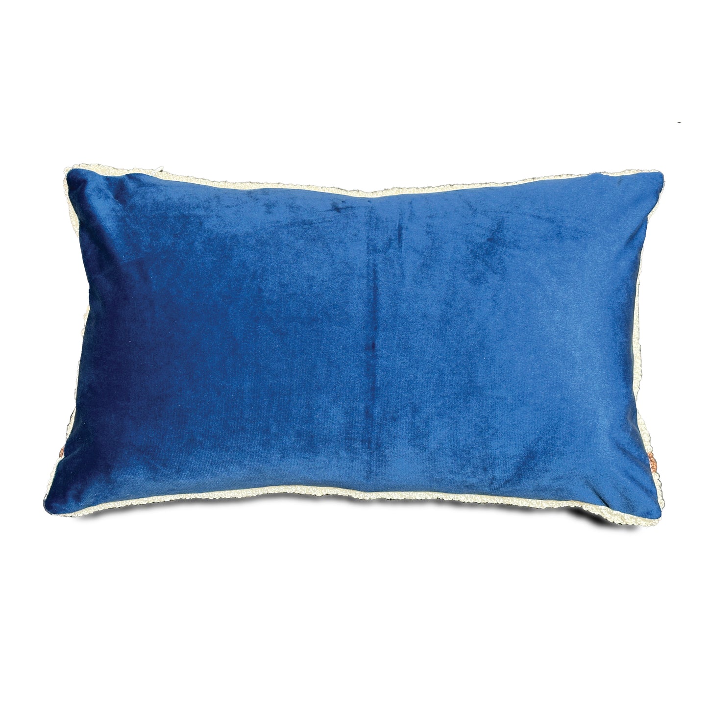 Coussin Hiver Brodé - Motif masque de ski