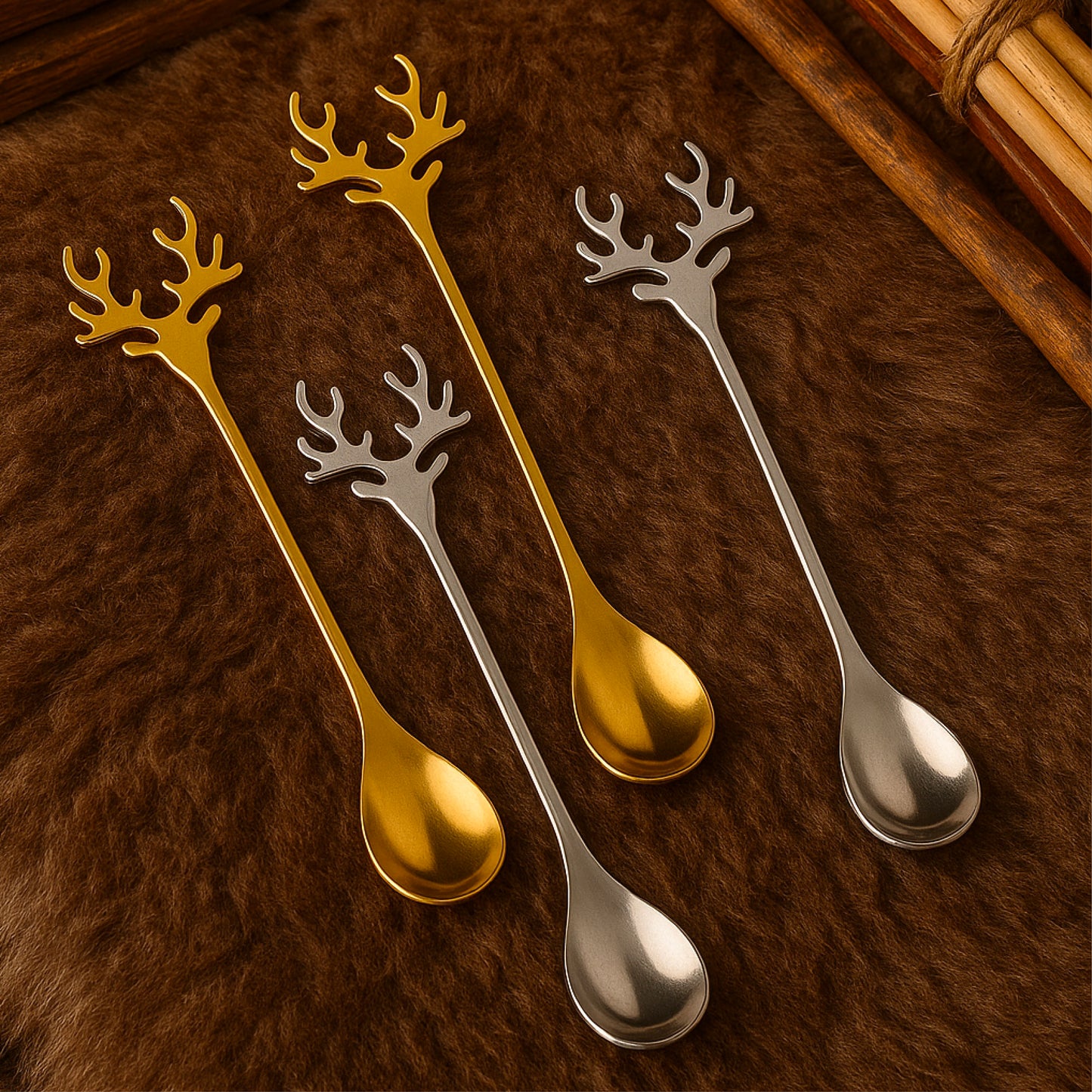 Cuillères à Café Cerf