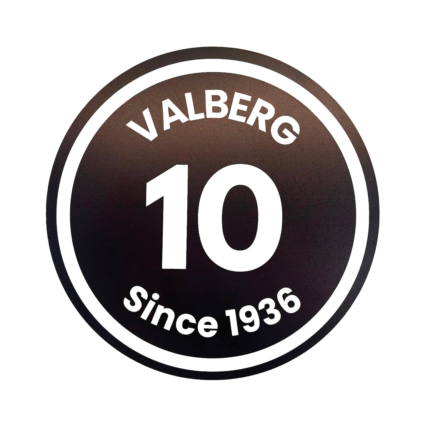 Tableau rond - Panneau pistes de ski