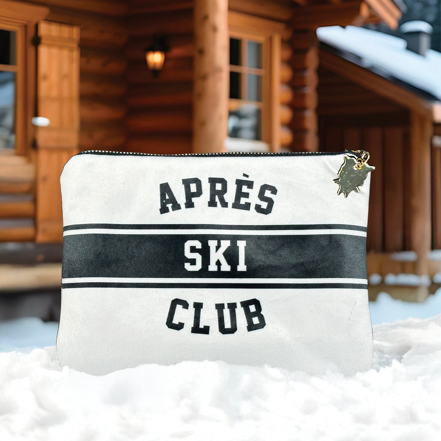 Pochette Velours Après Ski Club