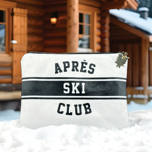 Pochette Velours Après Ski Club