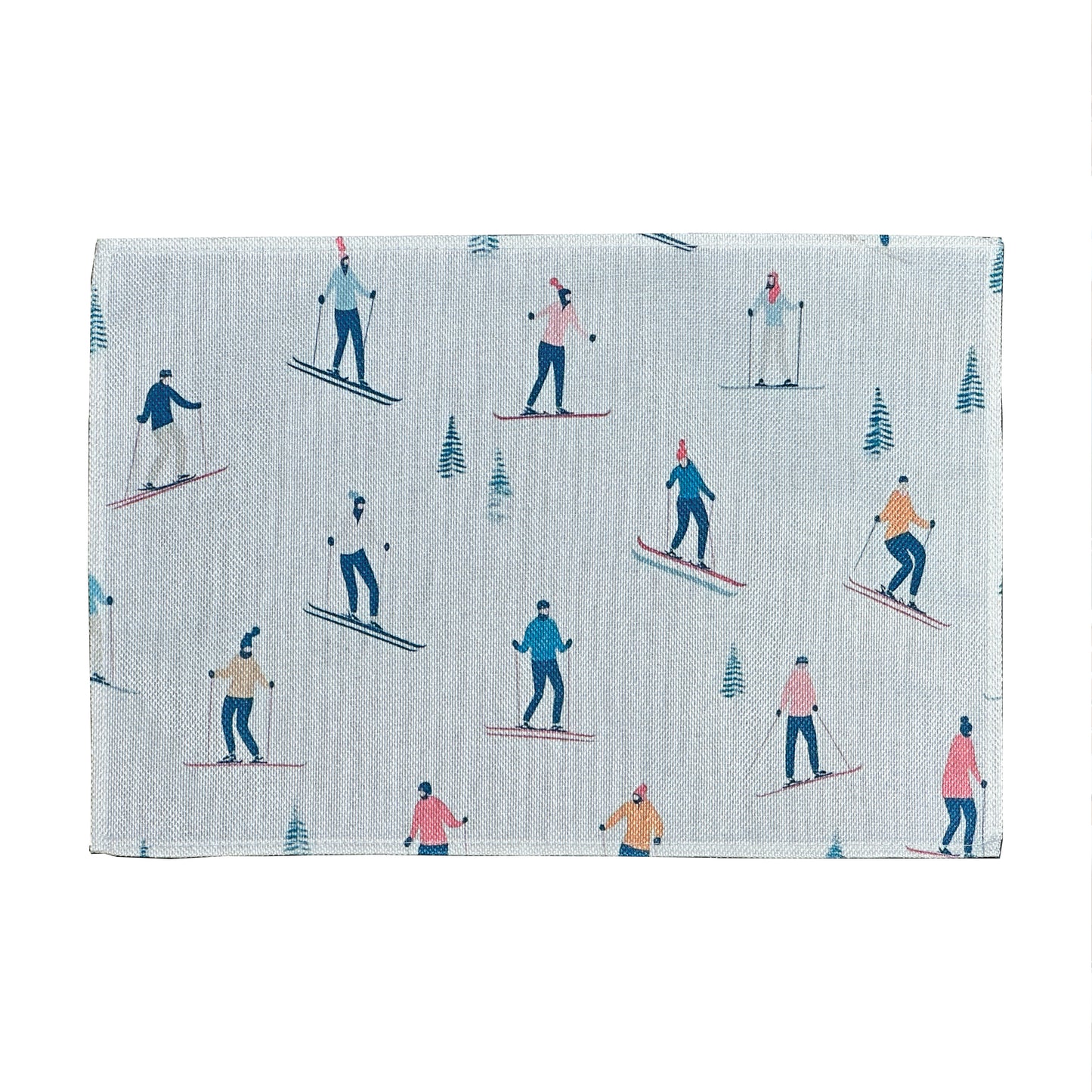 Sets de table lavables motif skieurs