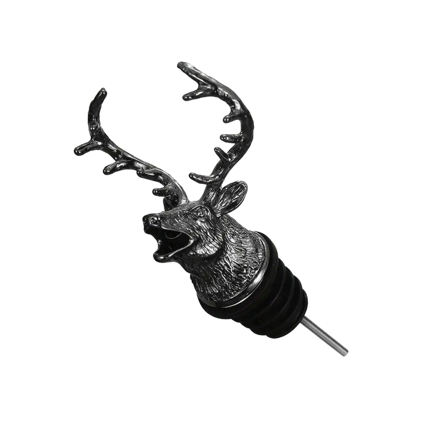 Verseur à vin tête de cerf